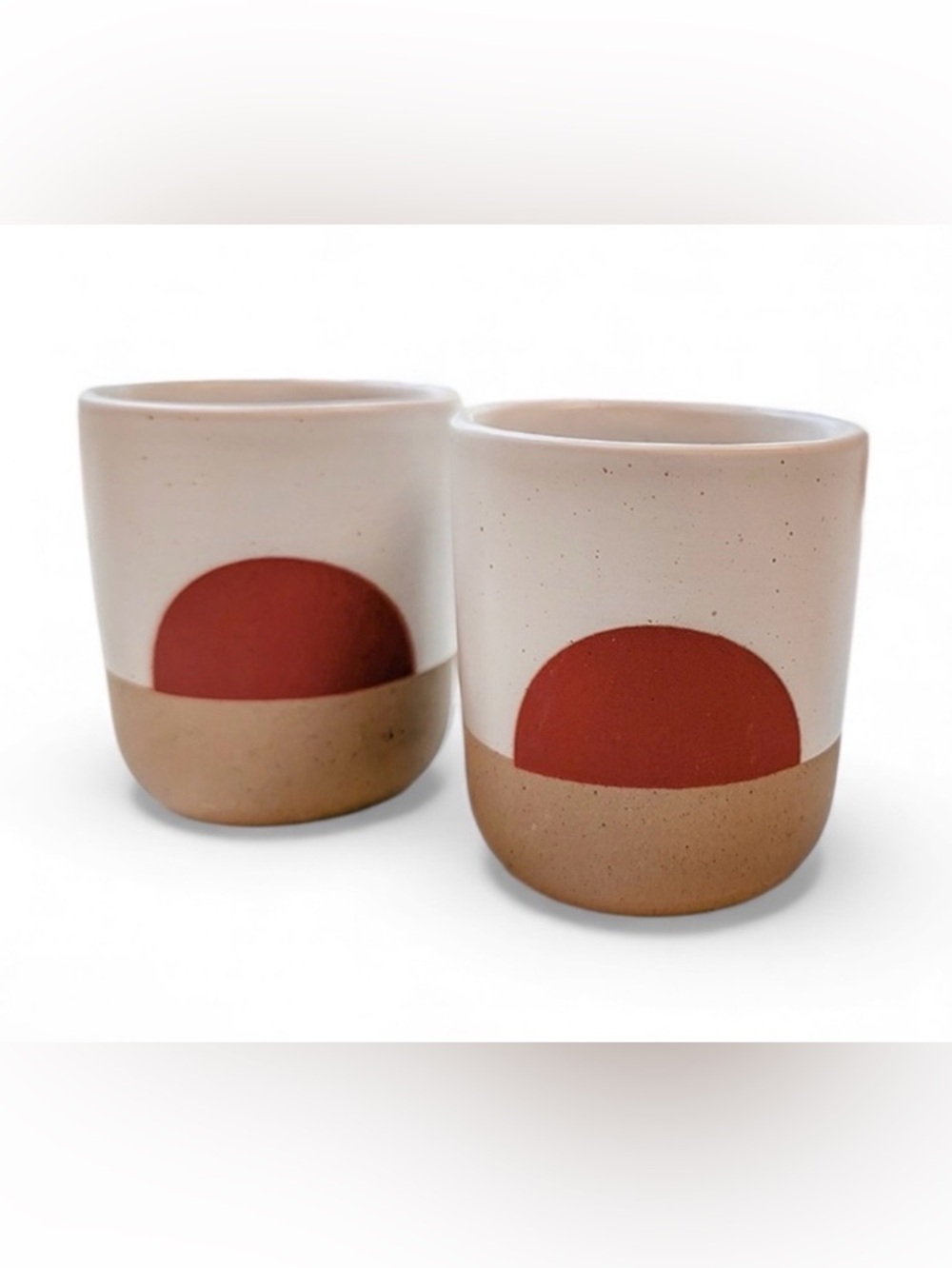 Set of Two Ceramic Teacups